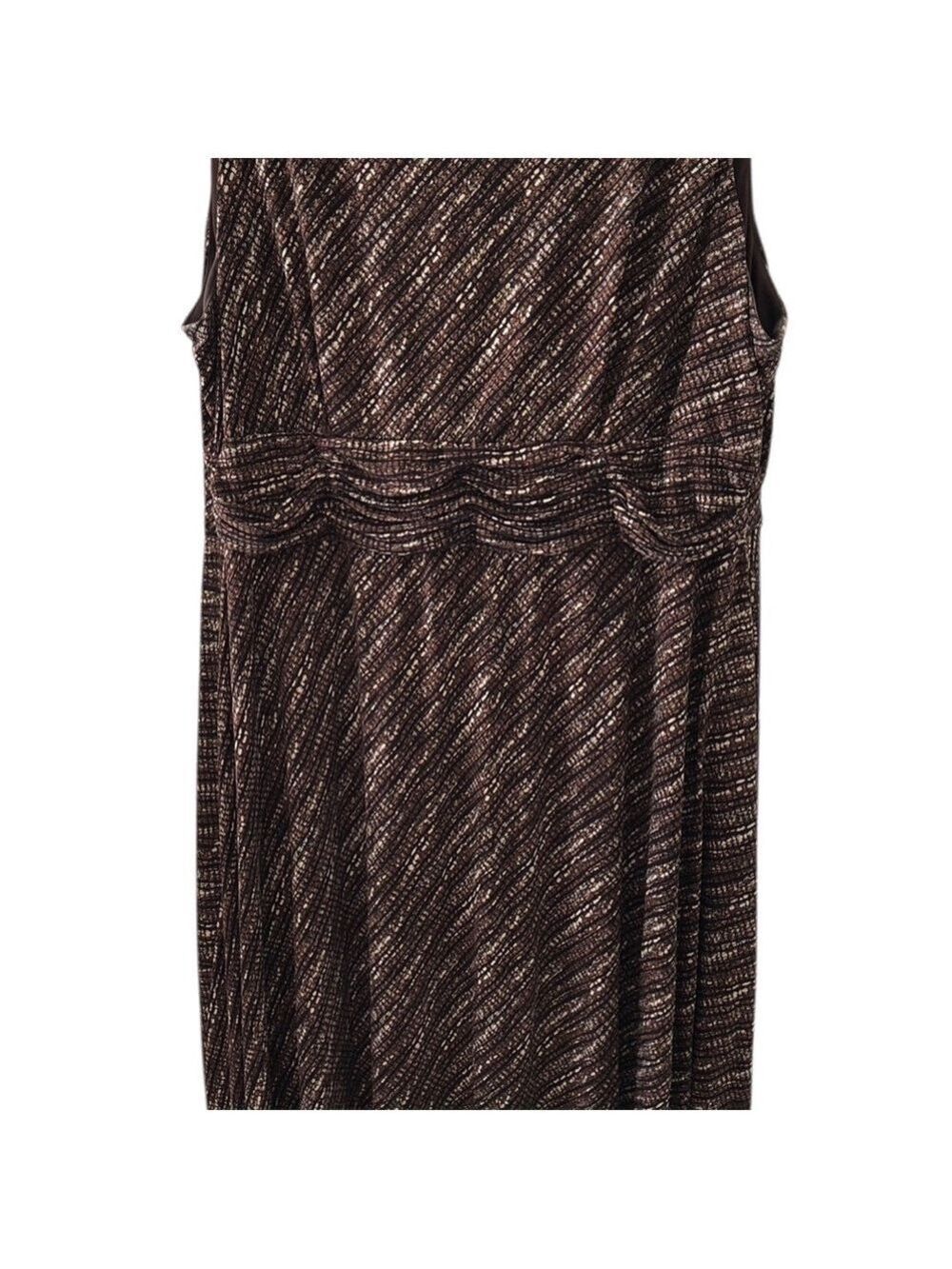 Coldwater Creek MIDI Soft Knit Earthy Grunge Artsy Boho Dress Corporate Core